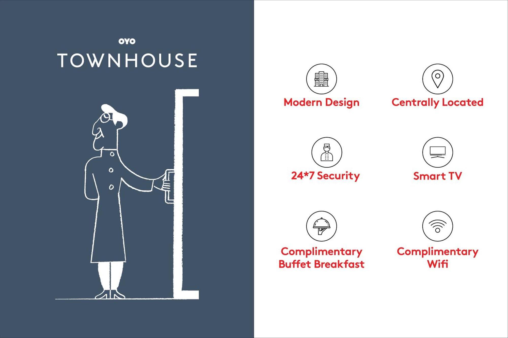 Townhouse Sohna Road 2 Hotell Gurgaon Exteriör bild
